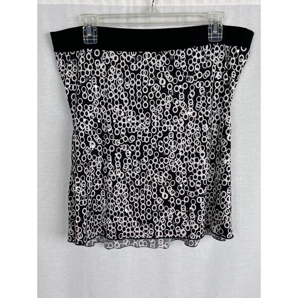 Vintage M.K.M Tube Top Y2K Babydoll Strapless Polka Dot Baddie Artsy Bling Glam - Picture 3 of 4